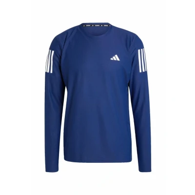 Image of adidas Men&#039;s Own The Run Long Sleeve Tee, Dark Blue, S