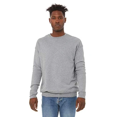 Image of Bella Canvas Mens Drop Shoulder Fleece (3945) Athletic H M