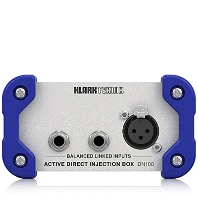 Image of Klark Teknik DN100 Active DI Box for Studio and Live Sound with Clear Audio Reliable Performance