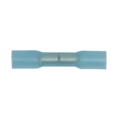 Image of Sealey Heat Shrink Butt Connector Terminal Ø5.8mm Blue Pack of 100