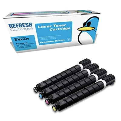 Image of Refresh Cartridges Remanufactured Toner Cartridge Replacement for Canon C EXV49 (Multi Colour)