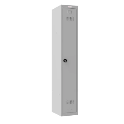 Image of Phoenix PL Series PL1133GGC 1 Column Door 300mm Deep Personal Locker in Grey with Combination Lock