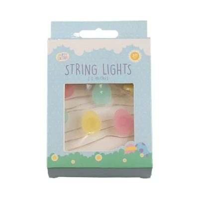 Image of Gem Imports Easter Eggs LED String Lights 2.2m