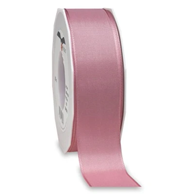 Image of Präsent Europa Taffeta Ribbon Old Pink 40 mm width, 50 m length