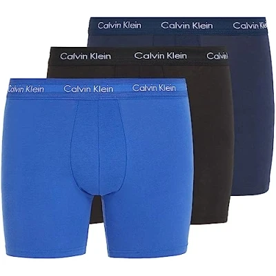 Image of Calvin Klein Boxershort (3 pack) Men, black dark blue blue, M