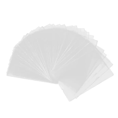 Image of 100Pcs/set Card Sleeves Transparent Top Loader Holders Protector Thick Trading Holder Clear Protective