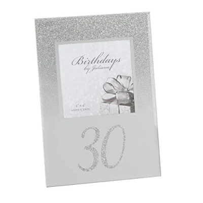 Image of 30th Birthday Glitter Photo Frame 4&quot; x Ideal Gift
