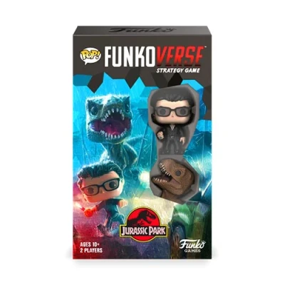 Image of Funko Games Funkoverse 101 Extension English Version Jurassic Park 3&#039;&#039; (7.6 Cm) POP! Light Strategy Board Game For Children &amp; Adults (Ages 10+) 2 4 Players Collectable Vinyl Figure