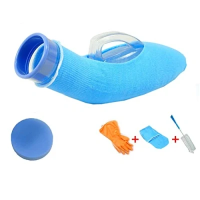 Image of Dbtxwd 800ml Male Urine Bottle with Lid For Old Man Collector Urinal, Re Useable Portable Urinal