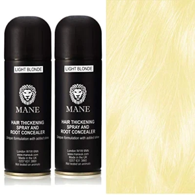 Image of Mane Hair Thickening Spray x 2 LIGHT BLONDE 200 ml direct from the manufacturer
