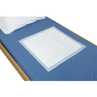Image of NRS Healthcare Disposable Bed/Chair Incontinence Protection Pad, Size: 60 x 40 cm (23.5 16 inch) Pack of 35