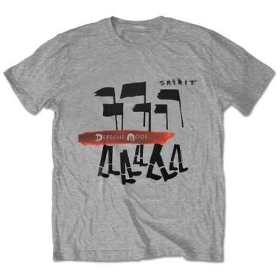 Image of Rock Off officially licensed products Depeche Mode Global Spirit Tour Red Logo T Shirt XL
