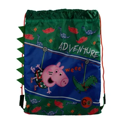 Image of Peppa Pig Trainer Bag Gym Tote, 39 cm,21 L, Green
