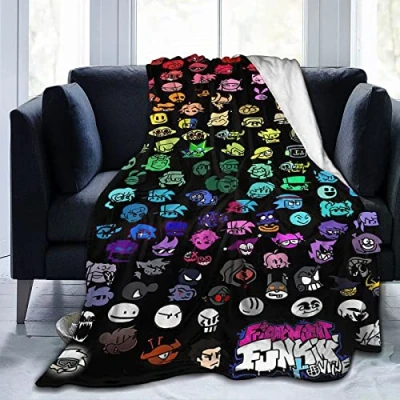 Image of YINGD Friday Night Funkin Blanket Soft Cozy Throw Flannel Blankets for Couch Bed Living Roomch in