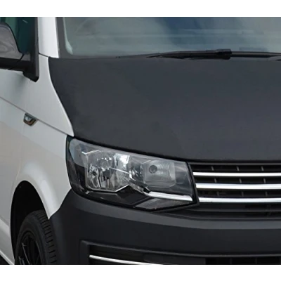 Image of Black Front Bonnet Bra/Protector To Fit T6 Transporter (2016+)