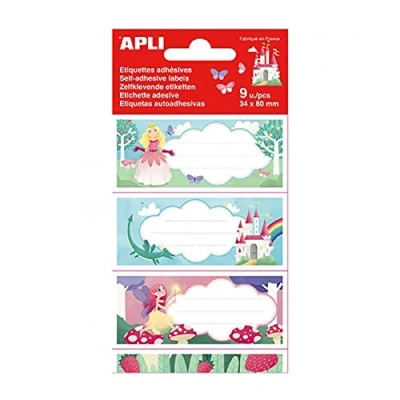 Image of APLI 18436 School Labels Princesses 9 Units