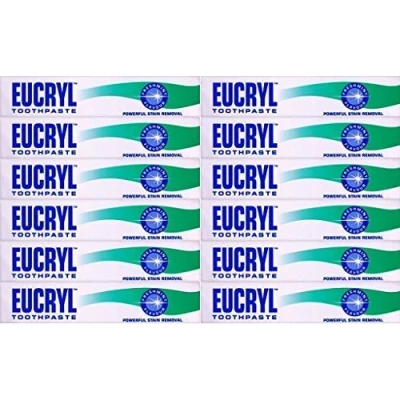 Image of Eucryl Freshmint Smokers Toothpaste 50ml x 12 Packs by