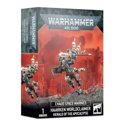 Image of Games Workshop Chaos Space Marines Haarken Worldclaimer (9th Edition)