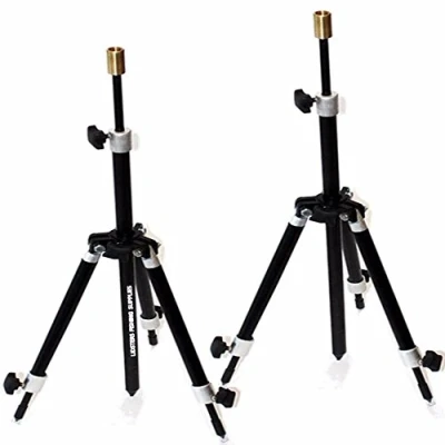 Image of 2 x New Carp Coarse Fishing Mini Tripod Rod Rests Fully Adjustable Black