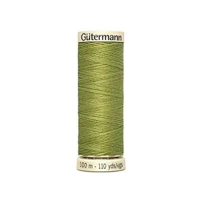 Image of Gutermann Sew All Polyester Thread, Fennel 0582, 100 m, 5.5 x 1.8 cm