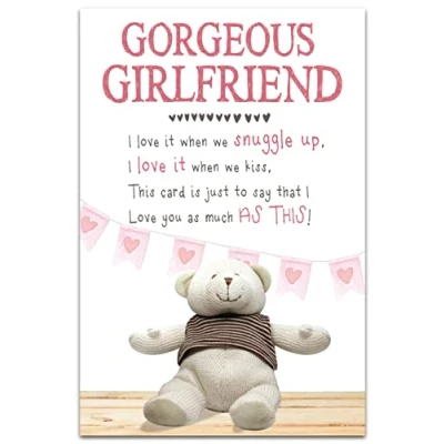 Image of Girlfriend Valentine&#039;s Day Card, Card For Day, Valentines Girlfriend, Valentine