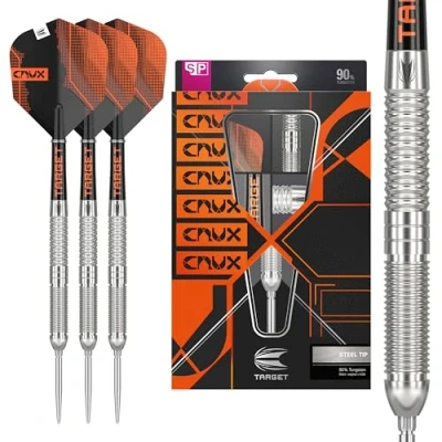 Image of TARGET Darts Crux 01 24G 90% Tungsten Swiss Point Steel Tip Set