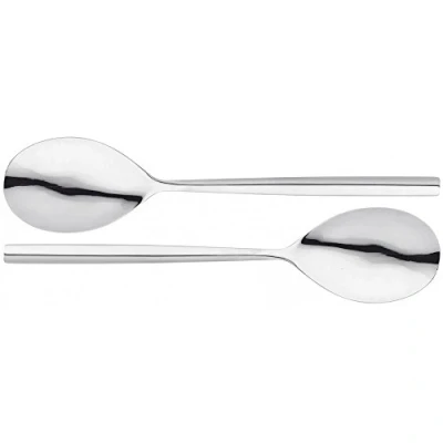 Image of Stellar Rochester Polished Set Of 2 Serving Spoons Gift Box
