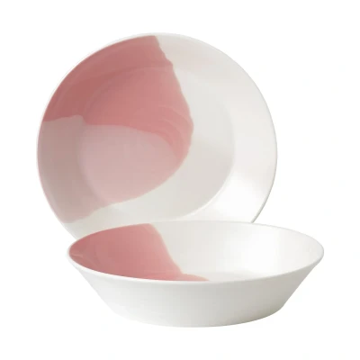 Image of Royal Doulton Signature 1815 Coral Pasta Bowl 23 cm (Set of 2)