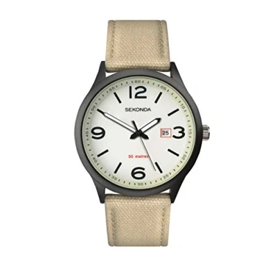 Image of Sekonda Watches Mens Quartz Watch, Analogue Classic Display and Nylon Strap 1508.27