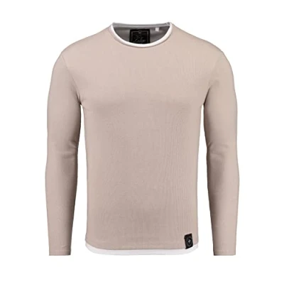 Image of KEY LARGO Men&#039;s Sarasota Round Sweatshirt, Sand (1005), XL
