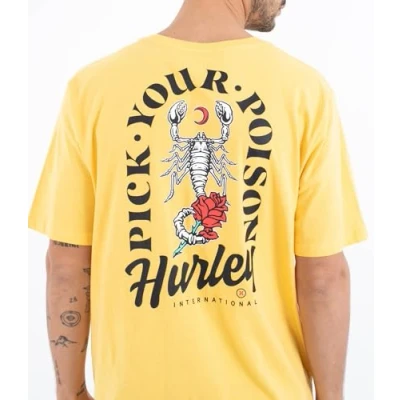 Image of Hurley T Shirt Short Sleeve Men Everyday Poison