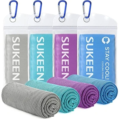 Image of Cooling Towel (40&quot;x12&quot;), Ice Towel, Soft Breathable Chilly Microfiber Instant for Yoga, Sport, Running, Gym, Workout,Camping, Fitness, Workout