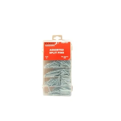 Image of PEARL CONSUMABLES Split Cotter Pins Assorted Pack of 850 PXP151