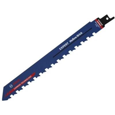Image of Bosch Professional 10x Expert ‘Hollow Brick’ S 1543 HM Reciprocating Saw Blade (for Poroton building block, Length 240 mm, Accessories Saw)