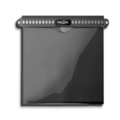 Image of Fidlock magnetic Mega Dry bag Transparent Black XL sized self sealing with Gooper® technology