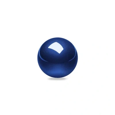 Image of Perixx Peripro 303GB Small Trackball, 34 mm Ball for Perimice and M570, Elecom, Kensington, Glossy Blue