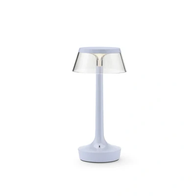 Image of Flos Bon Jour Unplugged Table Lamp Faded Blu