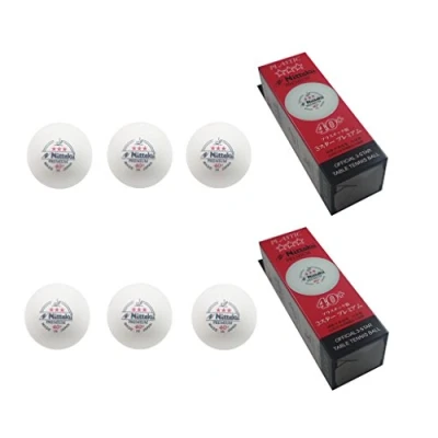 Image of NITTAKU 3 stars Premium 40+ Table Tennis Ball (Pack of 6)