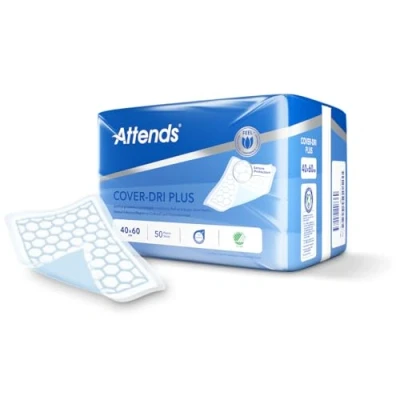Image of Attends Cover Dri Plus Disposable Bed Pads (40 x 60 cm)