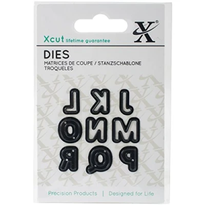 Image of Xcut Mini Die (9 Pieces) Alphas Pt. 2
