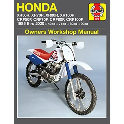 Image of Honda XR50/70/80/100R &amp; CRF50/70/80/100F (85 20) Haynes Manual (Paperback)
