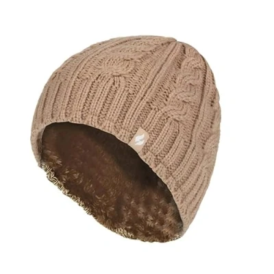 Image of HEAT HOLDERS Ladies Original Thermal Winter Warm Hat One Size (Camel)