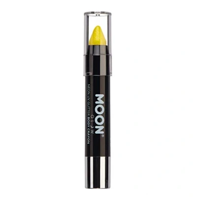 Image of Moon Glow Neon UV Glitter Face Paint Stick / Body Crayon makeup for the &amp; Yellow Glows brightly under lighting