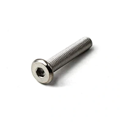 Image of M6x35 Flat Hex Socket Head Screw 304 Stainless Steel Furniture Connector Bolt (Pack of 30)