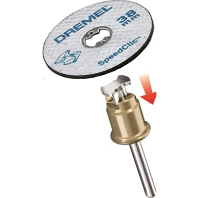 Image of Dremel EZ SpeedClic SC406 Metal Cutting Wheel 2 pack, Wheels with 38mm Diameter for Rotary Tool