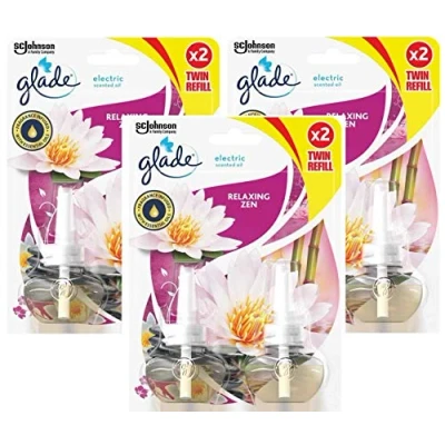 Image of 6 x Glade Electric Plug in Refill Relaxing Zen 20ml