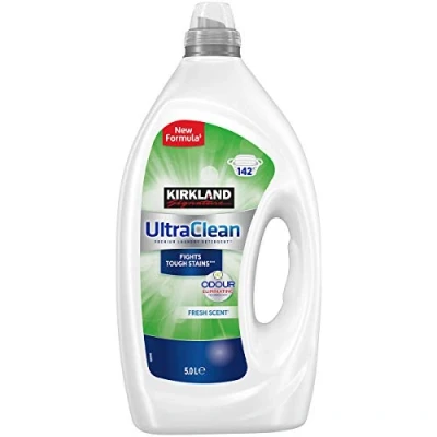 Image of Kirkland Signature Ultra Clean Bio Laundry Detergent Fights Stains 142 Washes 5l other