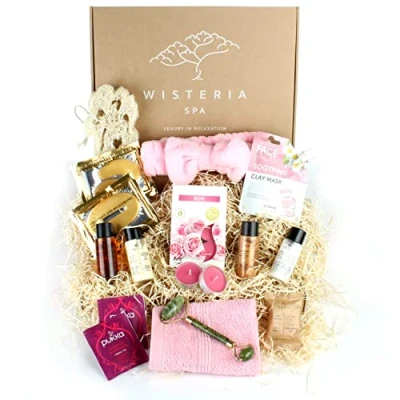 Image of Wisteria Spa Nourishing Pamper Hamper Gift Set For Women