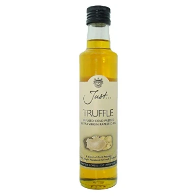 Image of Just Oil Truffle Infused Rapeseed Cold Pressed Extra Virgin, 250ml (Pack of 6)