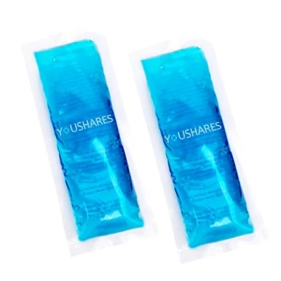 Image of YOUSHARES Ice Packs for Cooling Insulin Reusable Freezer Instant Hot Or Cold Gel Pack Injuries and Suitable Cool Storage Bag (2 Packs)